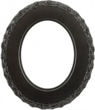 Ella Black Silver Oval Picture Frame