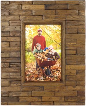 Handcrafted Teak Wood Picture Frame