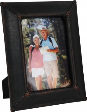 Aspen Handmade Leather Picture Frame