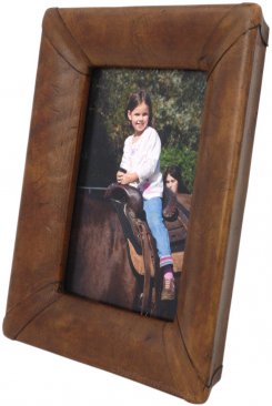 Serrano Handmade Leather Picture Frame