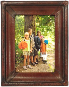 Verona Handmade Leather Picture Frame