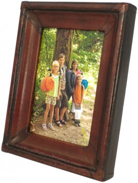 Verona Handmade Leather Picture Frame