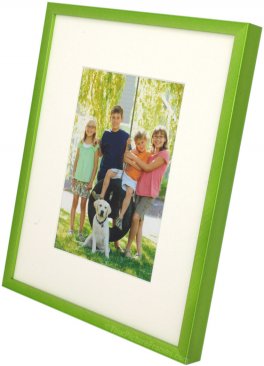 Cyber Green Picture Frame with Mat