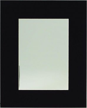 Bevel Cut Black Mat