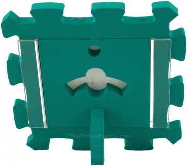 Teal Green Kids Foam Picture Frame