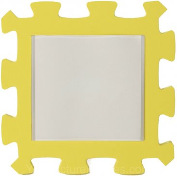 Yellow Kids Foam Picture Frame