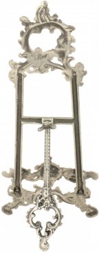 Small Medium Antique Silver Victorian Picture Frame Stand