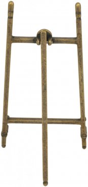 Small Simple Antique Brass Picture Frame Stand