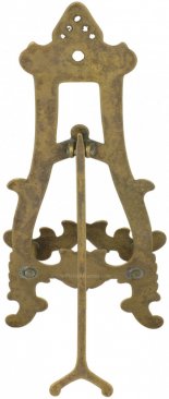 Medium Antique Brass Picture Frame Stand