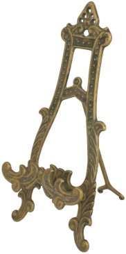 Medium Antique Brass Picture Frame Stand