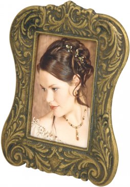 Vintage Antique Brass Picture Frame