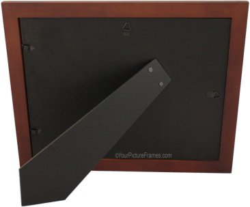 Contoured Stained Wood Dark Walnut Diploma Frame