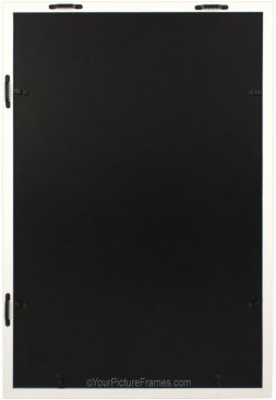 White Wood Double Diploma Frame