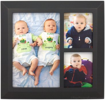 3 Opening Classic Black Collage Frame