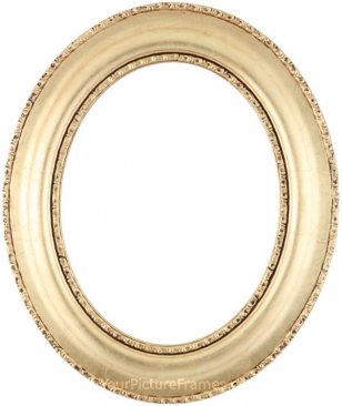 Stella Gold Leaf Oval Picture Frame