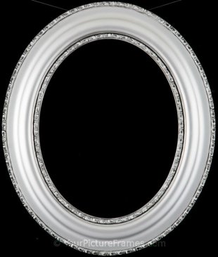 Stella Silver Oval Picture Frame