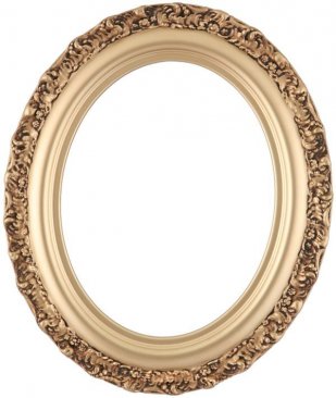 Mia Gold Spray Oval Picture Frame