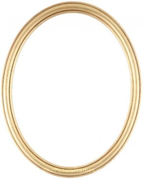 Laini Gold Leaf Oval Picture Frame
