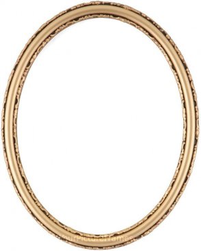 Sadie Gold Oval Picture Frame