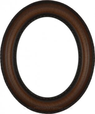 Stella Vintage Walnut Oval Picture Frame