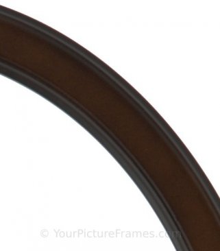 Lyla Walnut Oval Picture Frame