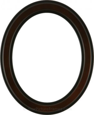 Marna Rosewood Oval Picture Frame