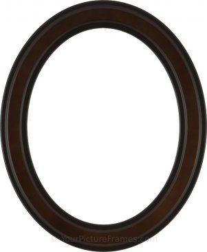 Marna Walnut Oval Picture Frame