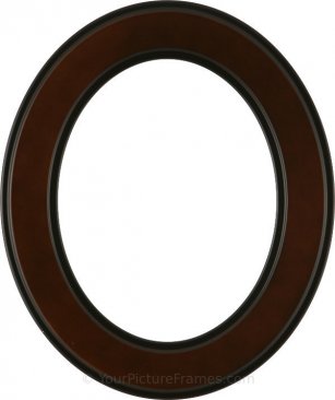 Bianca Rosewood Oval Picture Frame