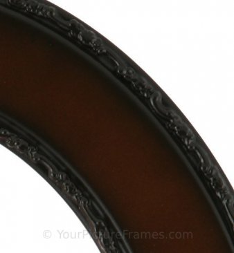 Cora Rosewood Oval Picture Frame