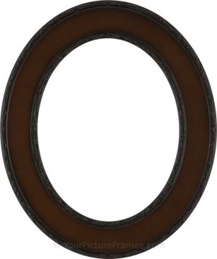 Cora Walnut Oval Picture Frame