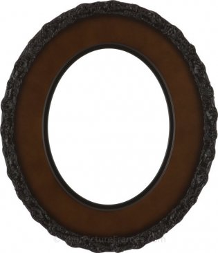 Ella Walnut Oval Picture Frame