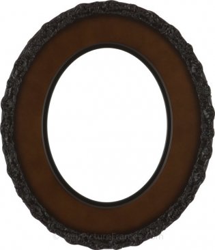 Ella Walnut Oval Picture Frame