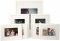 Set of 7 White Matted Gallery Picture Frames