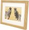 Set of 7 Natural Matted Gallery Picture Frames