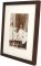 Set of 7 Walnut Matted Gallery Picture Frames