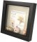 Black Square Shadow Picture Frame with Linen Display