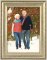 Silver Picture Frame with Decorative Edge