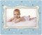 Blue Polka Dot Baby Picture Frame