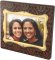 Brown Damask Decorative Picture Frame