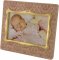 Peach Damask Decorative Picture Frame