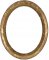 Trina Champagne Gold Oval Picture Frame