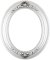 Emma Silver Oval Picture Frame