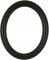 Melinda Matte Black Oval Picture Frame