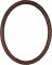 Sadie Vintage Cherry Oval Picture Frame