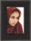 Black Saddle Stitched Leather Picture Frame