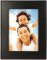 Flat Black Wood Picture Frame with Raised Edge