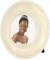 Montmartre White Round Picture Frame