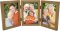 Simple Nutmeg Triple Picture Frame