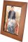 Chesnut Brown Picture Frame with Black Edge