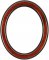 Marna Vintage Cherry Oval Picture Frame